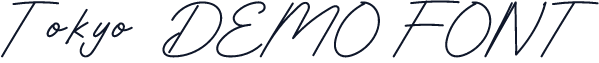 Tokyo-DEMO FONT