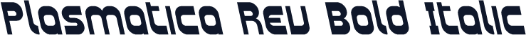 Plasmatica Rev Bold Italic