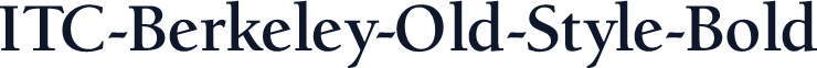ITC-Berkeley-Old-Style-Bold