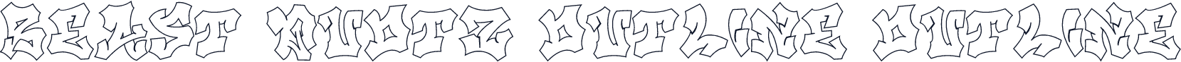 Beast Quotz Outline Outline