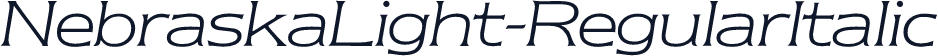 NebraskaLight-RegularItalic