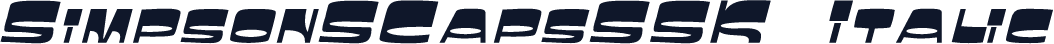 SimpsonSCapsSSK Italic