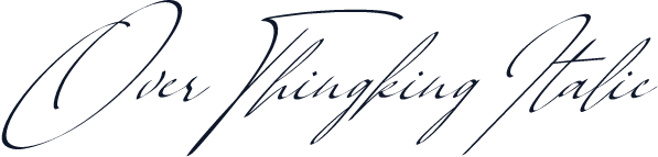 Over Thingking Italic