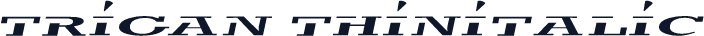 trigan ThinItalic