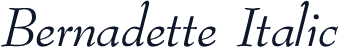 Bernadette Italic