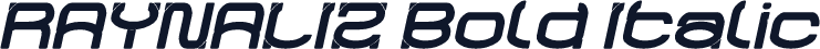 RAYNALIZ Bold Italic