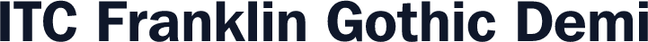 ITC Franklin Gothic Demi