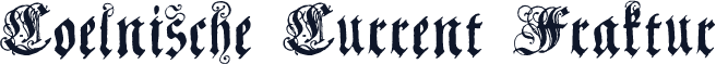 Coelnische Current Fraktur