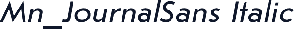 Mn_JournalSans Italic
