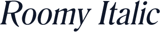 Roomy Italic