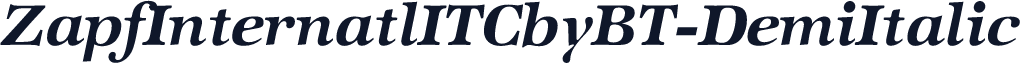 ZapfInternatlITCbyBT-DemiItalic