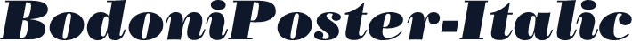 BodoniPoster-Italic