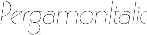 PergamonItalic