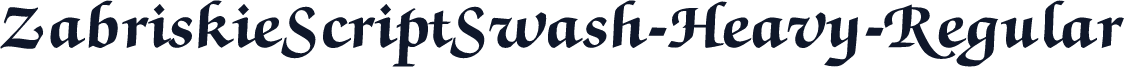 ZabriskieScriptSwash-Heavy-Regular