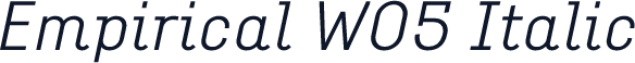 Empirical W05 Italic