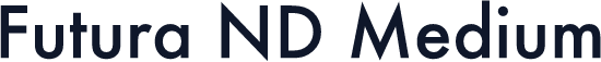 Futura ND Medium