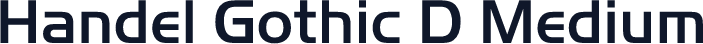 Handel Gothic D Medium