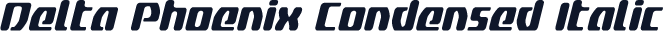 Delta Phoenix Condensed Italic