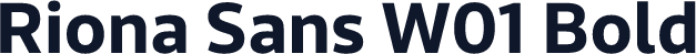 Riona Sans W01 Bold
