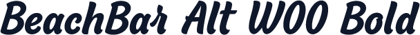 BeachBar Alt W00 Bold