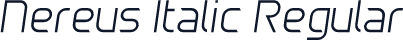 Nereus Italic Regular