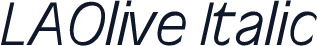 LAOlive Italic