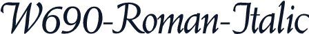 W690-Roman-Italic