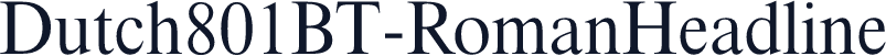 Dutch801BT-RomanHeadline