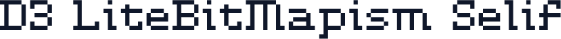 D3 LiteBitMapism Selif