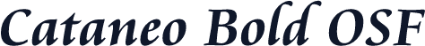 Cataneo Bold OSF