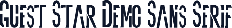 Guest Star Demo Sans Serif