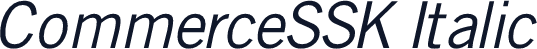 CommerceSSK Italic