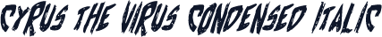 Cyrus the Virus Condensed Italic