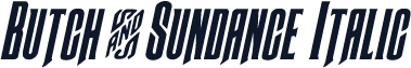 Butch & Sundance Italic
