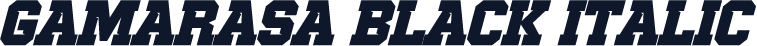 Gamarasa Black Italic