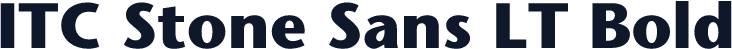 ITC Stone Sans LT Bold