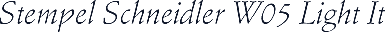 Stempel Schneidler W05 Light It
