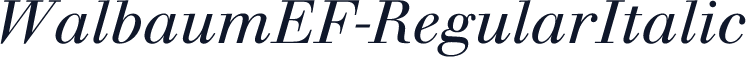 WalbaumEF-RegularItalic