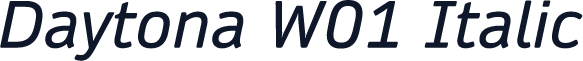 Daytona W01 Italic