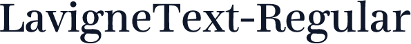 LavigneText-Regular