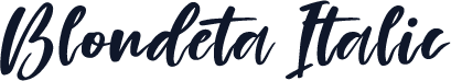 Blondeta Italic