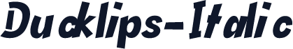 Ducklips-Italic