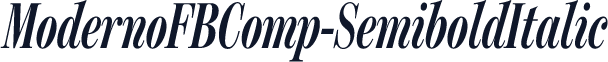 ModernoFBComp-SemiboldItalic