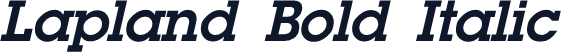 Lapland Bold Italic