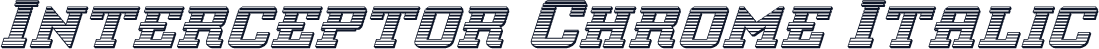 Interceptor Chrome Italic
