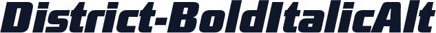 District-BoldItalicAlt