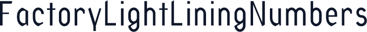 FactoryLightLiningNumbers