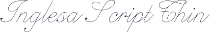 Inglesa Script Thin