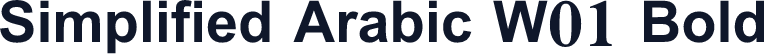 Simplified Arabic W01 Bold