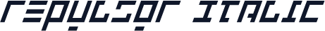 Repulsor Italic